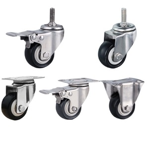 Probe Kostenlose 3/Zoll Heavy Duty PU auf Gusseisen Lenkrädern mit Fabrik preis - Product Image 6