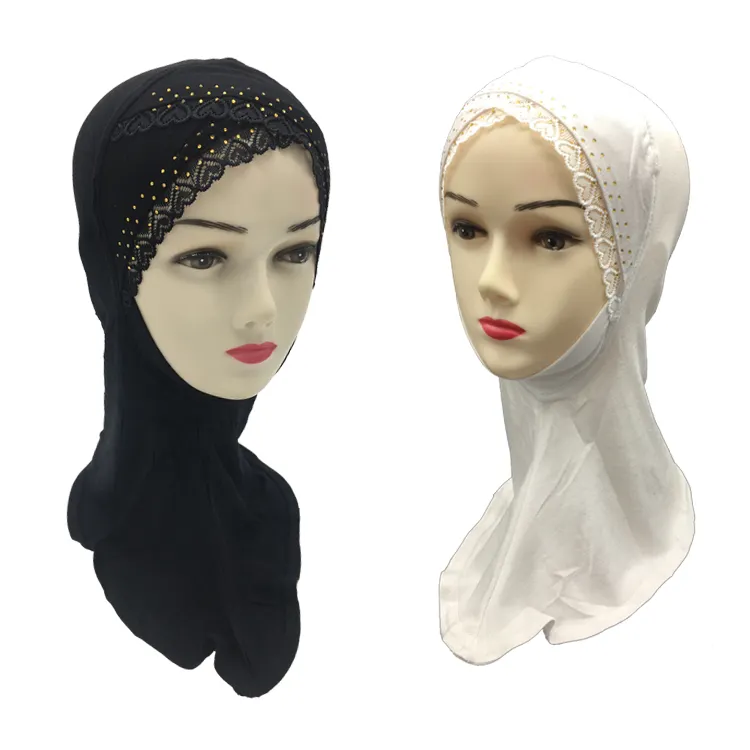 Arabo Della Sciarpa del Hijab per L'estate di Prezzi di Fabbrica Le Donne Musulmane Hijab JRJX-17S05 Topchoice 2 Colori 30*40 Cm 60pcs poliestere, cotone