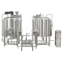 Équipement de brassage de bière, usine de fermentation de bière 500l