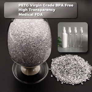 เม็ดพลาสติกโพลีเอสเตอร์ FX วัตถุดิบ PEtg, เม็ดพลาสติก PET ใสแบบดั้งเดิม, เส้นใยพลาสติกสำหรับการอัดรีด 3 มิติ, สำหรับการฉีดขึ้นรูป - Product Image 1