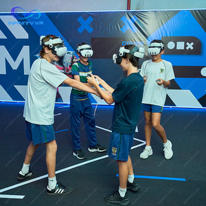 Jeu de tir VR multijoueur pour 4, 6, 8 ou 10 joueurs, simulateur de jeu de tir VR, salle d'évasion de réalité virtuelle intérieure, machine de jeu VR 9D, arène - Product Image 4