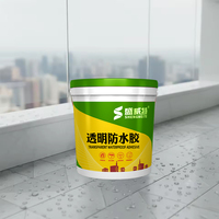 Scellant transparent pour béton, revêtement acrylique hydrophobe imperméable, anti-infiltration pour la construction de sous-sols et la protection contre les dommages causés par l'eau