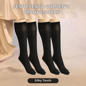 <span class=keywords><strong>Calze</strong></span> da Donna Sesto Senso in Microfibra Opaca al Ginocchio 40 <span class=keywords><strong>Den</strong></span>, 2 Paia, Setoso Colorato, Confezione 2x1, Nero - Product Image 2