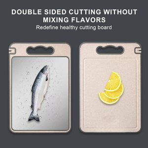 Tabla de Cortar de Acero Inoxidable de Doble Cara Resistente a los Arañazos de Titanio para Cocina - Product Image 3