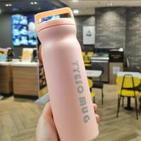 Haute qualité Thermos fiole à vide Double paroi Thermos bouteille en acier inoxydable bouteille d'eau affaires promotionnel adultes moderne 500