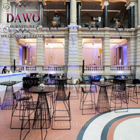 Meubles de mariage Dawo Table haute moderne en or rose