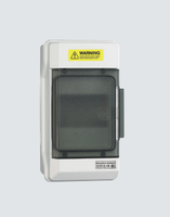 Boîtier de distribution étanche IP66 pour disjoncteur, en plastique, pour montage en surface extérieur, anti-poussière, résistant aux UV, IEC