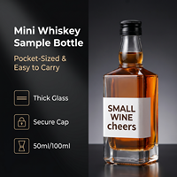Bouteille de brandy XO en verre transparent de qualité supérieure de 500 ml pour spiritueux, avec logo personnalisé en relief, emballage pour spiritueux