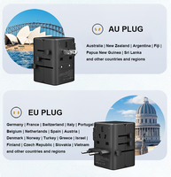 Adaptateur de voyage universel Worldplug GaN PD35W multi-prises, chargeur rapide, adaptateur de voyage universel pour téléphone et tablette
