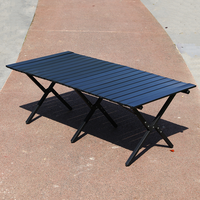 Ensemble table et chaises pliantes Kermit modernes, légères et portables pour le camping en plein air, le parc et l'hôtel