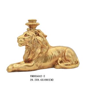 Juego de moldes para velas de té con forma de animal de resina de color dorado personalizado - Product Image 4