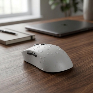 Souris de jeu sans fil ergonomique 2,4 GHz avec rétroéclairage RVB, 6 boutons programmables, capteur PAW 3311, souris optique rechargeable pour PC - Product Image 2