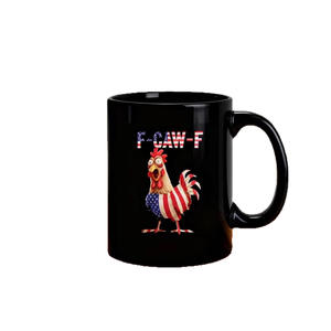 Mug à café en céramique, design de coq, passe au micro-ondes, style campagnard, tasse cadeau - Product Image 5