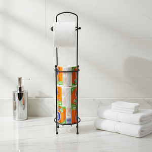 Porte-<span class=keywords><strong>papier</strong></span> toilette en métal, support de <span class=keywords><strong>papier</strong></span> toilette en provenance du Guangdong pour la salle de bain - Product Image 5