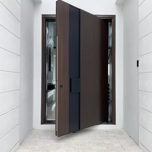 Porte d'entrée en verre dépoli avec protection de la vie privée et transmission de la lumière pour un espace de vie moderne - Product Image 4