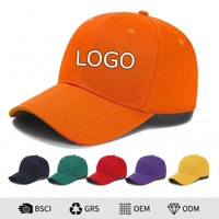 Gorra de Béisbol Deportiva de 6 Paneles de Algodón Multicolor con Logotipo Personalizado, Gorra de Béisbol Ajustable para Hombre y Mujer, Venta al Por Mayor