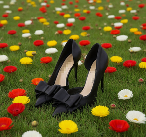 Bow Design Heels - Product Image 4