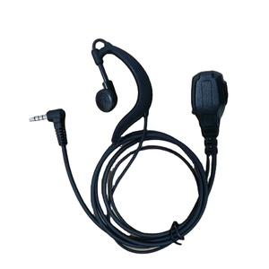 Écouteur de type G E13V5-L avec interface 3,5 mm, câble en PU extensible pour radios bidirectionnelles Vertex Linton <span class=keywords><strong>Yeasu</strong></span> - Product Image 1