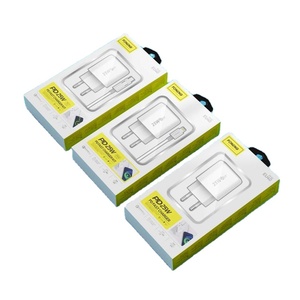 FONENG-Adaptador de cargador USB de viaje inteligente, cargador de pared portátil de 5V y 3A con enchufe europeo para <span class=keywords><strong>iPhone</strong></span> y teléfono móvil tipo c, venta al por mayor - Product Image 1