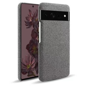 <span class=keywords><strong>Funda</strong></span> Protectora Trasera de Tela Textil Premium Suave y Cómoda con Revestimiento de Cuero para Teléfono Móvil Google <span class=keywords><strong>Pixel</strong></span> 7 Pro - Product Image 1
