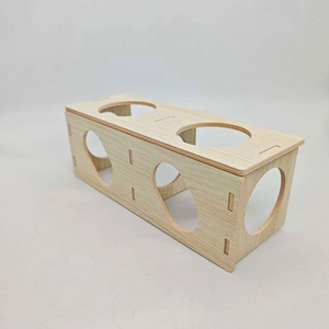 <span class=keywords><strong>Castillo</strong></span> para Hámster de Doble Capa, Mini Villa de Madera, Segura y Duradera para Hámsteres, Chinchillas y Ratas, Accesorios para Jaulas - Product Image 1