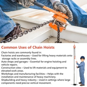 Nhà Máy Bán buôn loại giá Heavy Duty 3ton tay hoạt động chuỗi ròng rọc khối Manual Palăng xích - Product Image 6