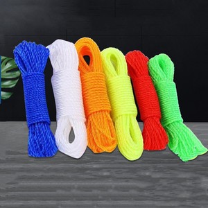 Nouvelle <span class=keywords><strong>corde</strong></span> <span class=keywords><strong>à</strong></span> <span class=keywords><strong>linge</strong></span> pliable d'extérieur 10m en <span class=keywords><strong>nylon</strong></span> PE tressé creux torsadé – Vente en gros - Product Image 2