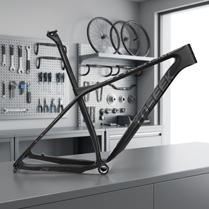 TOSEEK <span class=keywords><strong>Cuadro</strong></span> <span class=keywords><strong>de</strong></span> Bicicleta <span class=keywords><strong>de</strong></span> Montaña <span class=keywords><strong>de</strong></span> Fibra <span class=keywords><strong>de</strong></span> <span class=keywords><strong>Carbono</strong></span> Completa Boost 12*148 Cableado Interno Totalmente 29er BSA <span class=keywords><strong>MTB</strong></span> con Freno <span class=keywords><strong>de</strong></span> Disco Ligero - Product Image 1