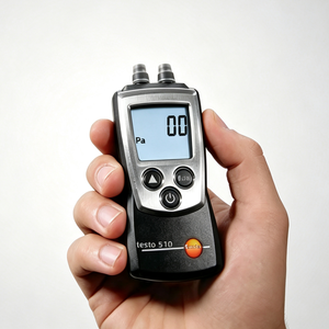 Manómetro Diferencial y Medidor de la Serie Testo 510 de Alta Precisión 0.01 HPa para Pruebas de Conductos en Cuartos Limpios - Product Image 2