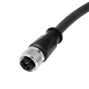 Nouveau câble Ethernet industriel blindé M12-X8F-RJ45-CAT6A X-Coded 8 broches femelle M12 vers RJ45 Cat6A 10 Gbit/s - Product Image 2