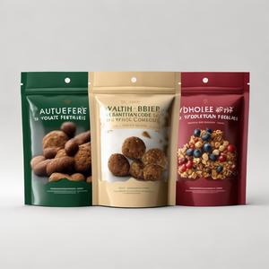 Bolsas de pie personalizadas al por mayor de plástico con cierre zip, de alta barrera, aptas para uso alimentario, con orificio para colgar, para almendras <span class=keywords><strong>Marcona</strong></span> - Product Image 1
