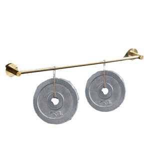Porte-serviettes doré en acier inoxydable 304, à tige unique, à fixation par perçage, pour <span class=keywords><strong>salle</strong></span> <span class=keywords><strong>de</strong></span> <span class=keywords><strong>bain</strong></span> et toilettes, support <span class=keywords><strong>de</strong></span> suspension pour serviettes <span class=keywords><strong>de</strong></span> toilette à tige unique - Product Image 5