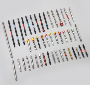 התאמה אישית של ביטים למקדחה דו-צדדיים באורך 300 מ\\\"מ ו-500 מ\\\"מ, פלדת <span class=keywords><strong>S2</strong></span>, קצוות מגנטיים, עמידים וקומפקטיים, ישירות מהמפעל, סיטונאי - Product Image 2