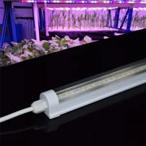 Mais recente T8 Planta Cresce Luzes Tubo Impermeável LED Crescimento Luz Para Hidropônico Indoor Veg levou crescer luzes