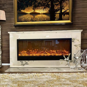 Chimenea Eléctrica Decorativa <span class=keywords><strong>de</strong></span> 30 Pulgadas <span class=keywords><strong>con</strong></span> Control Remoto en Inglés para Uso en Hoteles, Chimenea Eléctrica <span class=keywords><strong>con</strong></span> Llama LED y Enchufe - Product Image 3
