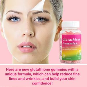 Gomitas Veganas de Colágeno y Glutatión Naturales Chinaherbs, Multivitamínicas con Biotina, Suplementos para Aclarar la Piel, 60 Gomitas por Botella - Product Image 5