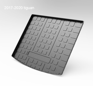 Tapis de voiture 3D imperméables de haute qualité, bac de coffre arrière en TPO pour Volkswagen <span class=keywords><strong>Tiguan</strong></span> L 2017 <span class=keywords><strong>2018</strong></span> 2020 2021, accessoires intérieurs - Product Image 3
