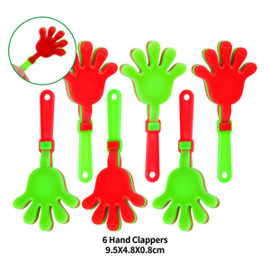 Bruiteurs promotionnels personnalisés en <span class=keywords><strong>plastique</strong></span> pour supporters sportifs – Jouets colorés à claquer à la main pour fêtes et événements sportifs - Product Image 5