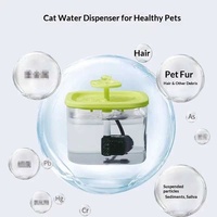 Distributeur d'eau intelligent automatique pour animaux de compagnie avec filtration profonde en plastique, grande capacité, circulation d'eau continue, gamelle amovible pour chat et chien