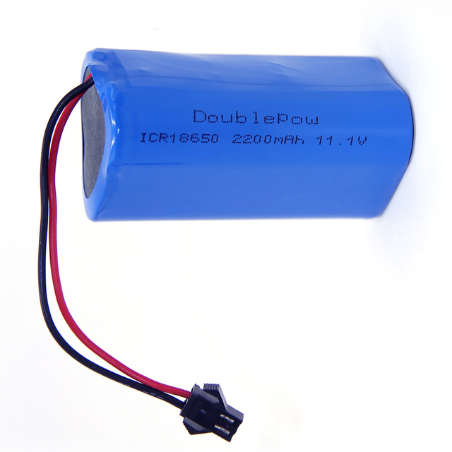 Diy 3s 2200mah 11.1v  Li Ion Rechargeable 18650 Battery Pack with XH 2.54mm 2Pin Connector Plugs