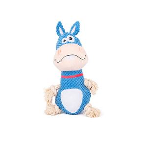 थोक कपास रस्सी बेवकूफ गधे पालतू जानवर संवर्धन लक्जरी पालतू कुत्ते चउ खिलौने - Product Image 1