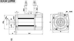 มอเตอร์ CNC แรงบิดสูง 220v 380v พร้อมชุดขับเคลื่อน 2kw-7.5KW 4.5kw 5.5kw 7.5KW 48N.M 1500RPM สามเฟส 50hz ประสิทธิภาพ IE 3 - Product Image 5