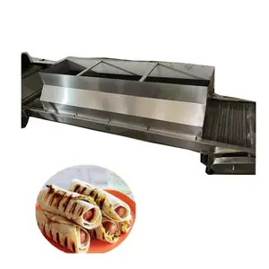 Stainless steel material automatic pita bread maker machine electric baguette making machine for bread shop tortilla maker doug