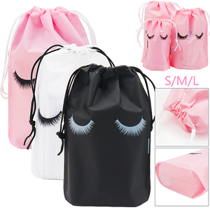 Reusable <b>Drawstring</b> Eyelash Extension Storage <b>Bag</b> <b>Waterproof</b> Lash Tool Pouch Gift <b>Bag</b> - Product Image 5