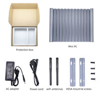 Mini PC Industrial Intel Core I3 I5 I7 de Doble Núcleo, 6 Puertos USB, 2 Puertos COM, 2.5G, Gráficos HD, SSD, Nuevo, DDR3, 15W, Compatible con Linux, para Juegos