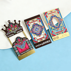 Custom Brass Die Casting Handcrafted Metal Craft Bookmark Islamic Gifts Souvenir Promotional Gift Reusable Customizable
