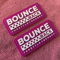 Patch en caoutchouc pour chaussures de sport, étiquette en caoutchouc plastique avec logo en relief et rainure de couture