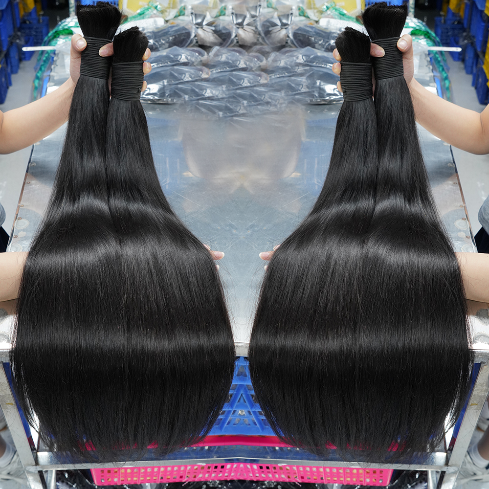 1b capelli vergini alla rinfusa