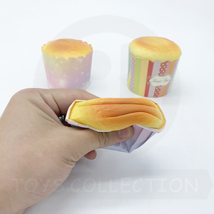 <b>Squishy</b> Slow Rising Food Bread Toy <b>Squishies</b> Cheap Wholesale Stress Bread Cake Jumbo <b>Squishy</b> Bread Cake - Product Image 4
