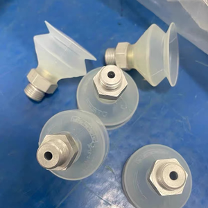 Ventosas Neumáticas de Silicona con Boquilla de Vacío de 10mm 15mm 30mm 40mm VAS/VASB-8-10-15-30-40-55-M5-1/8-1/4 SI-B - Product Image 3